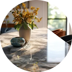 Uitvaartbegeleider en nabestaande in een rustig gesprek aan tafel, terwijl samen de wensen voor het afscheid worden doorgenomen